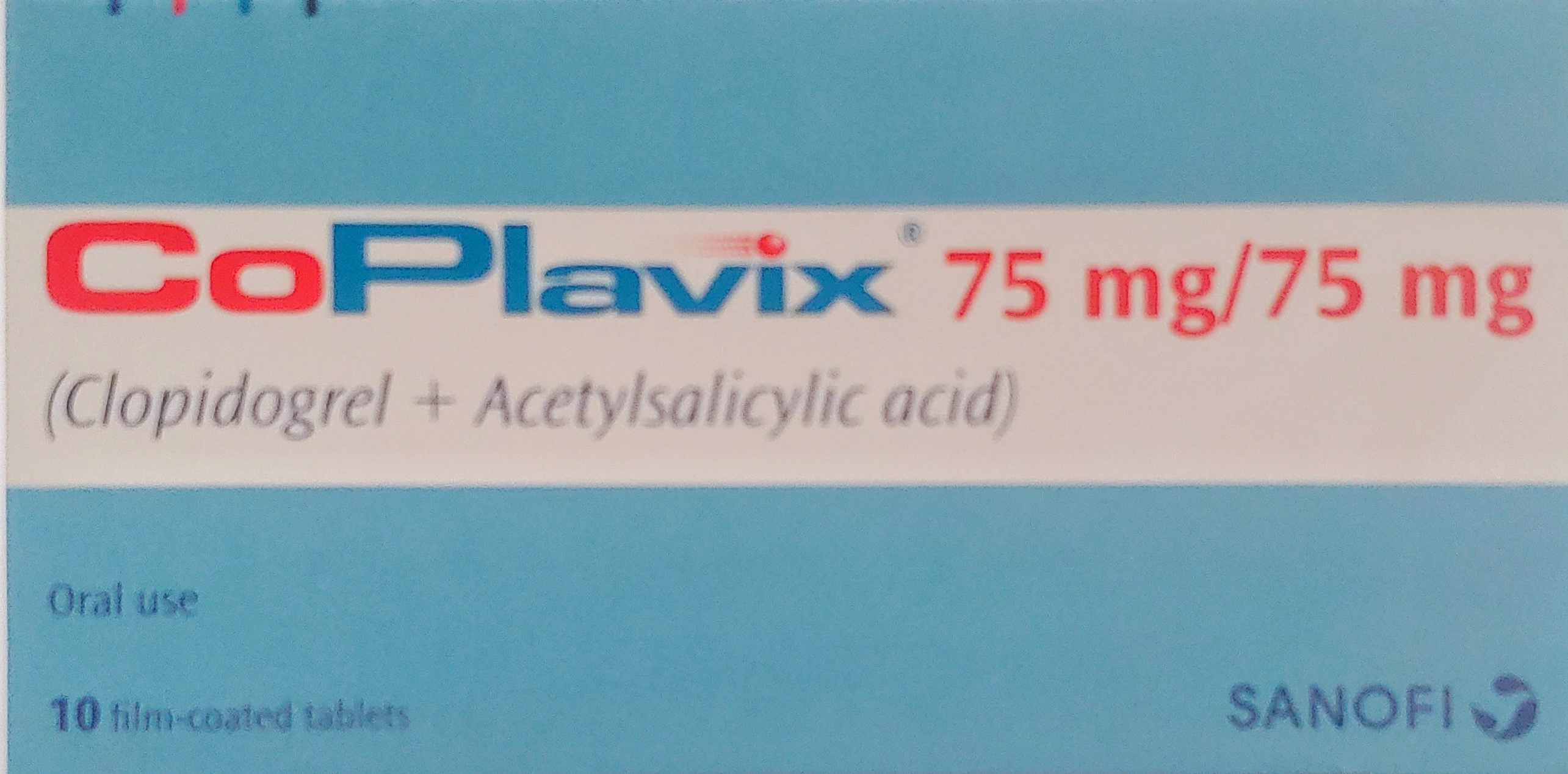 Co-Plavix 75/75mg Tablet