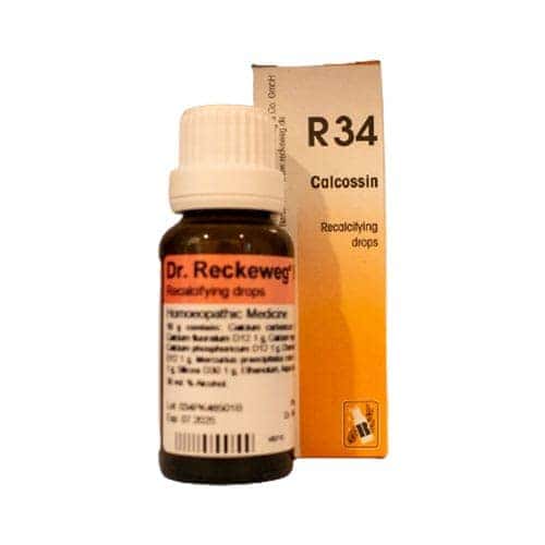 Reckeweg Calcossin 34 Drops 22ml (fragility Of The Bones)