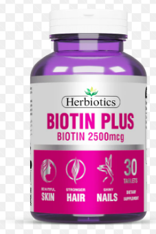  HERBIOTICS BIOTIN PLUS 2500 MCG ( FOR SKIN HAIRS AND NAILS)