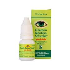 Schwabe Cineraria Maritima  (Alcohl Free) 16% 10ml eye Irritations