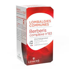 Lehning Lombalgies Communes Berberis (lumbar Pain, Back Pain)