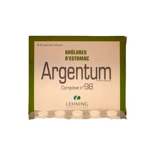 Lehning Argentum 98 Complex Tablets (digestive Problems, Heart Burn , Acid Reflux)