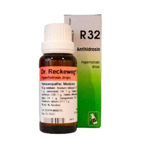 Reckeweg Antihidrosin 32 Drops 22ml (hyperhidrosis Of Varying Genesis)