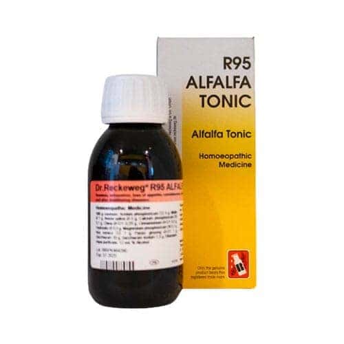 Reckeweg Alfalfa 95 (7%) Tonic 100ml (tonic For Weight Gain, Increase Appetite And Conditions Of Anaemia)