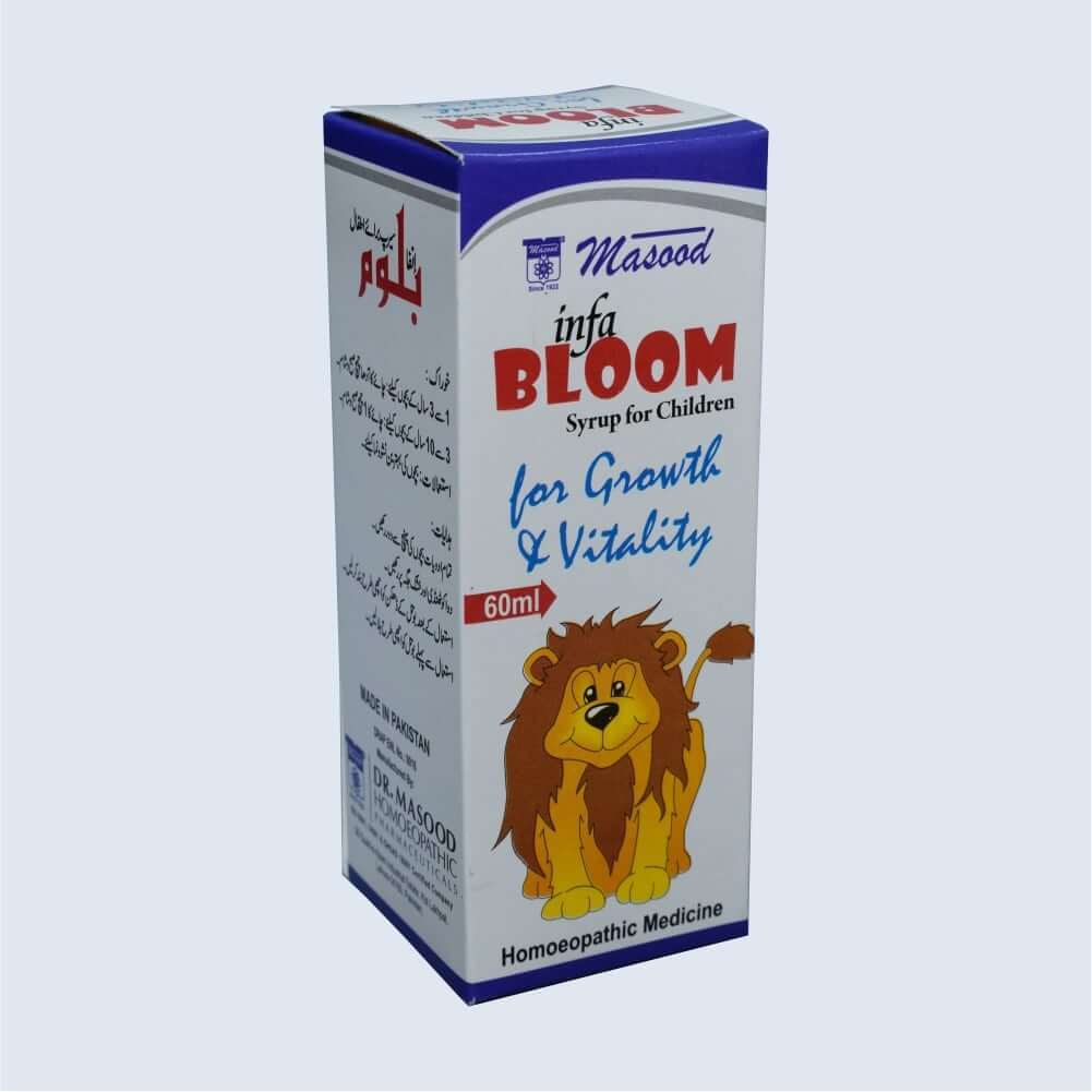 Dr Masood Infa Bloom Syrup 60ml (Anorexia, Baby Tonic, Children Tonic, Vitamin & Mineral Deficiency)