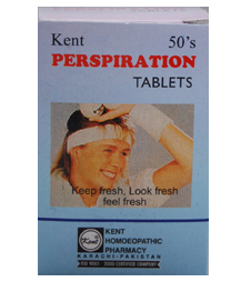 Kent Perspiration Tablets 50s (sweating Of Hands And Other Body Parts)