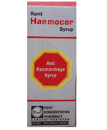 Kent Haemocor Syrup 60ml (hemorrhage, Bleeding In Sputum While Coughing, Dysentery)