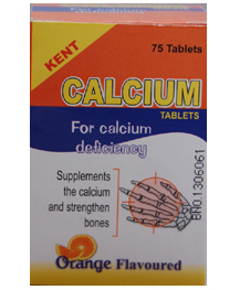 Kent Calcium Tab (orange Flavour) 75s (strong Bones)