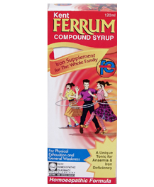 Kent Ferrum Comp. Syrup 120ml (iron Supplement)
