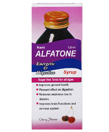 Kent Alfatone tonic syrup 120ml (energizer & digestive tonic)