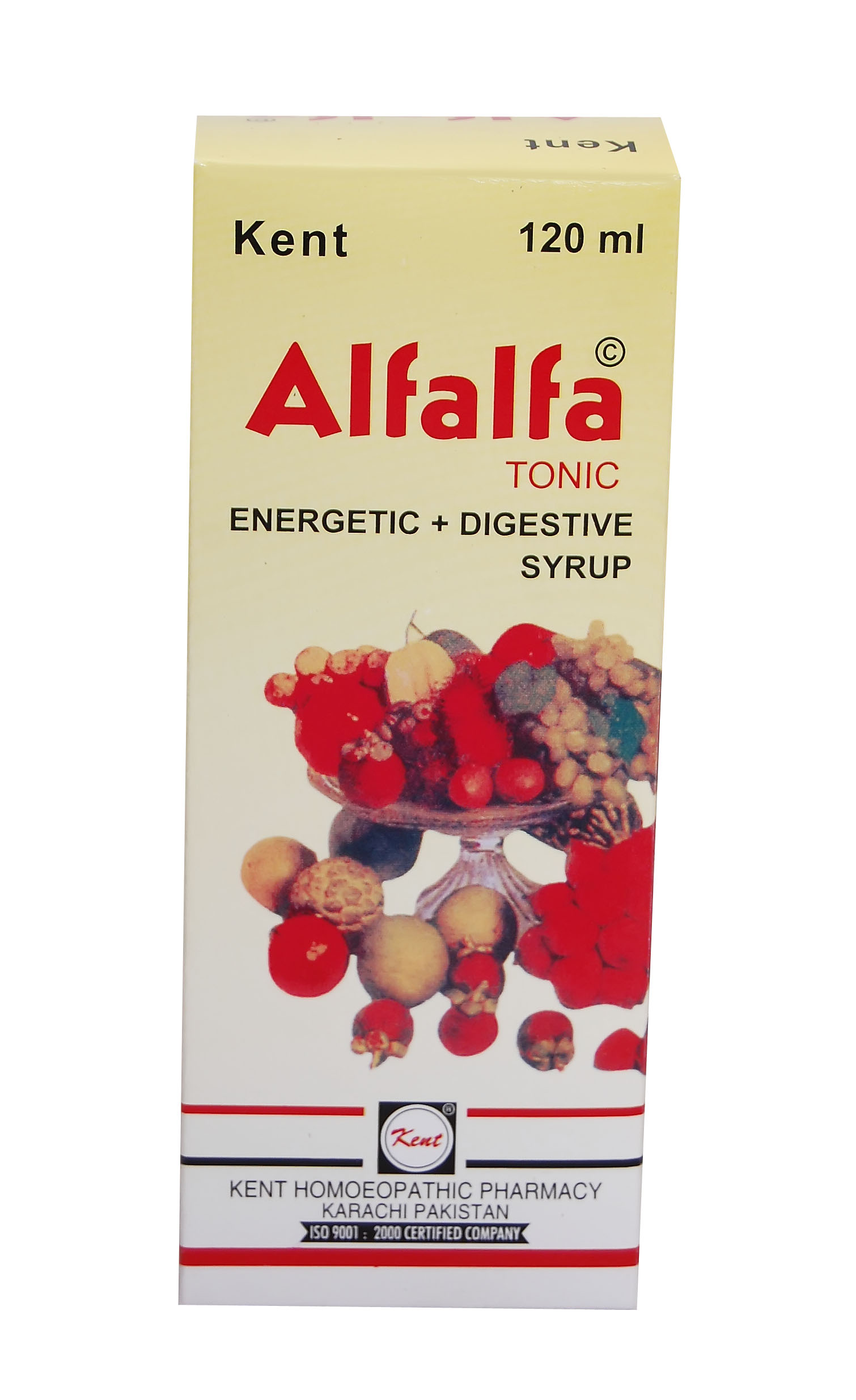 Kent Alfalfa Tonic Syrup 120ml (digestion, Energy Tonic)