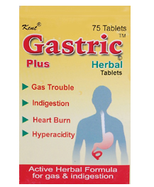 Kent Gastric Plus Tablets (with Podina) 75s (Gas Trouble, Indigestion , Heart Burn)