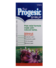 Kent Progesic Syrup 120ml (pain Relief Formula)