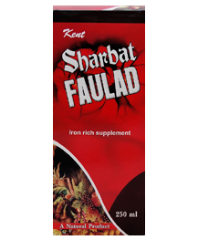 Kent Sharbat-e-faulad Syrup 250ml (iron Supplement)