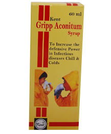 Kent Gripp-aconitum Syrup 60ml (improves Immune System Against Infections)