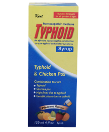 Kent Typhoid Syrup 120ml (typhoid & Chicken Pox)
