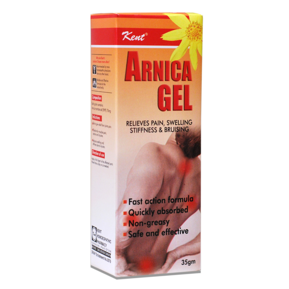 Kent Arnica Gel 35gm (pain Relief, Swelling, Bruises)