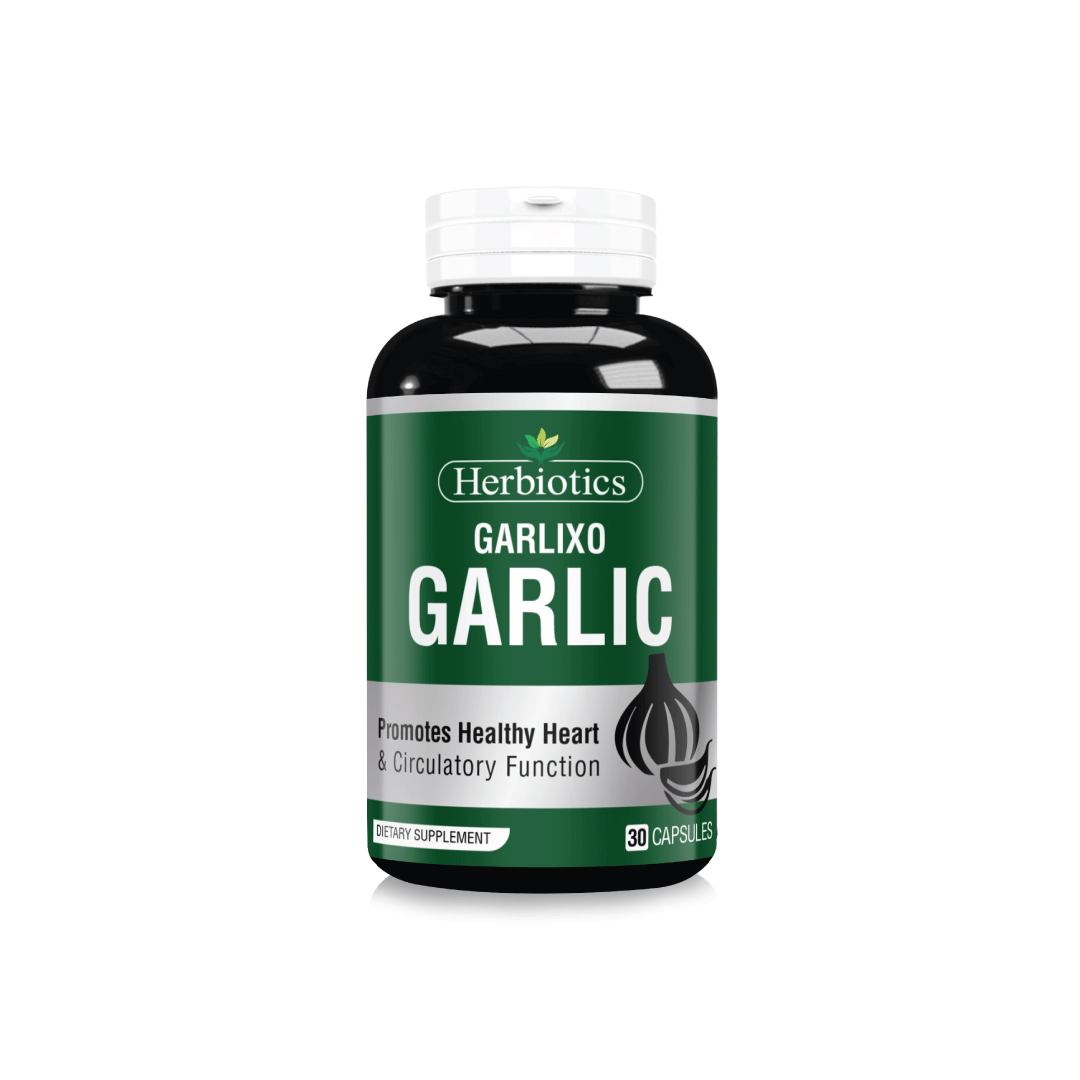  HERBIOTICS Garlixo promotes healthy heart and circulatory function