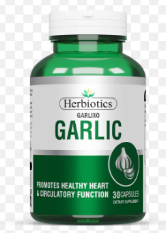  HERBIOTICS Garlixo promotes healthy heart and circulatory function