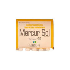 Lehning Mercurius Sol Complex 39 Tablets (sore Throat & Cough)