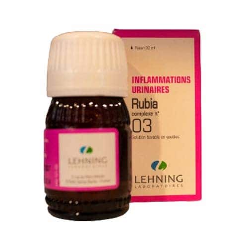 Lehning Rubia Complex 3 Drops 30 Ml (inflammation Of Urinary Tract)