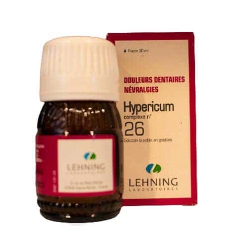 Lehning Hypericum Complex 26 Drops 30 Ml (headache, Joint Pain, Abdominal Pain, Dental Pain)