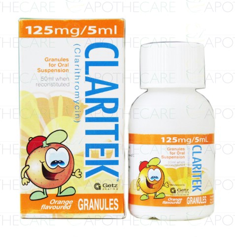 Claritek 125mg 60ml Syrup