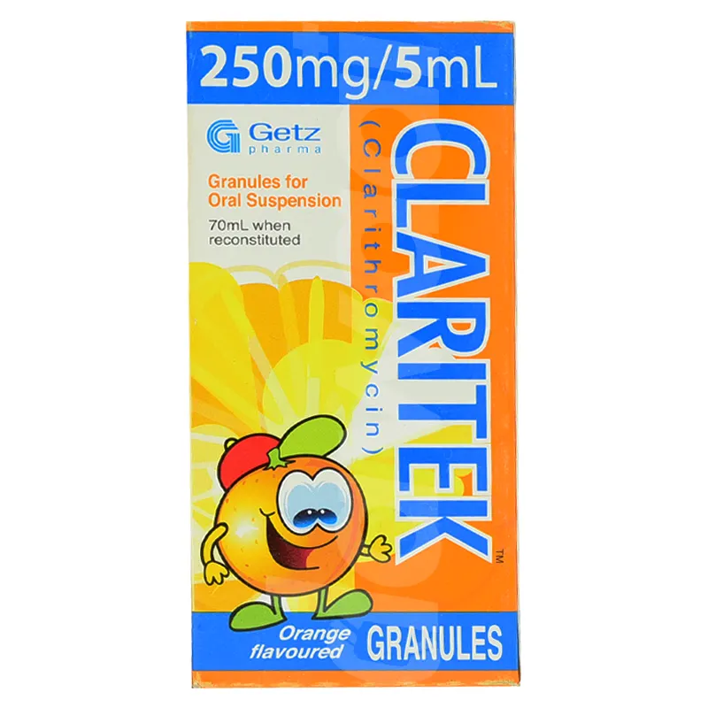 Claritek 250mg 70ml Syrup