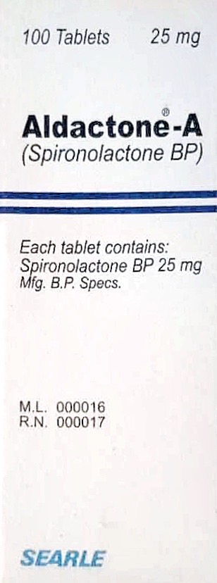 Aldactone-A 25mg Tablet