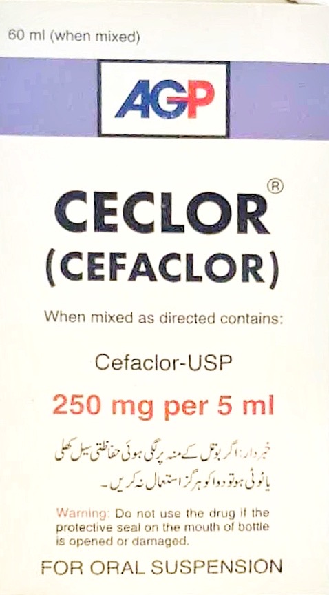 Ceclor 250mg/5ml 60ml Susp