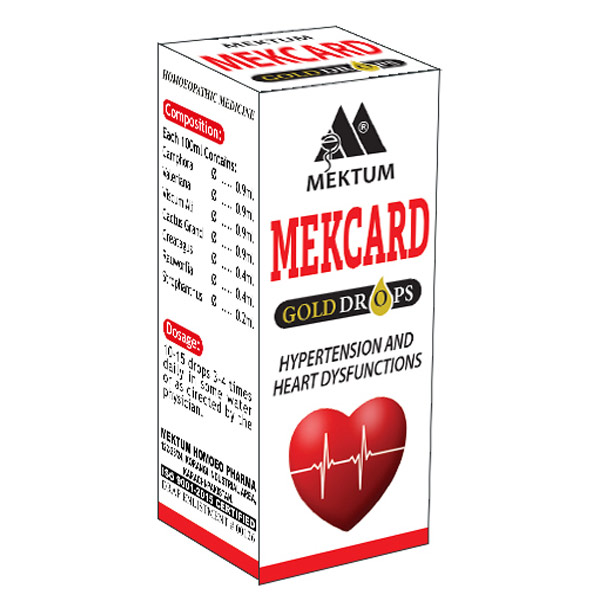 Mektum Mekcard Gold Drops 30ml (blood Pressure & Heart Dysfunction)