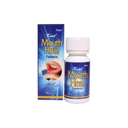 Kent Mouth Heal Tablets 20gm (inflammation In The Mouth. Mouth Ulcer)
