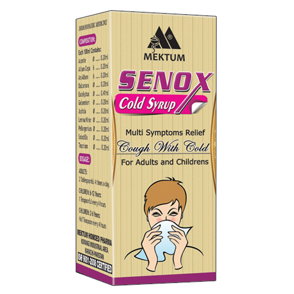 Mektum Senox Cold Syp 110ml (cough With Cold For Adult & Children)