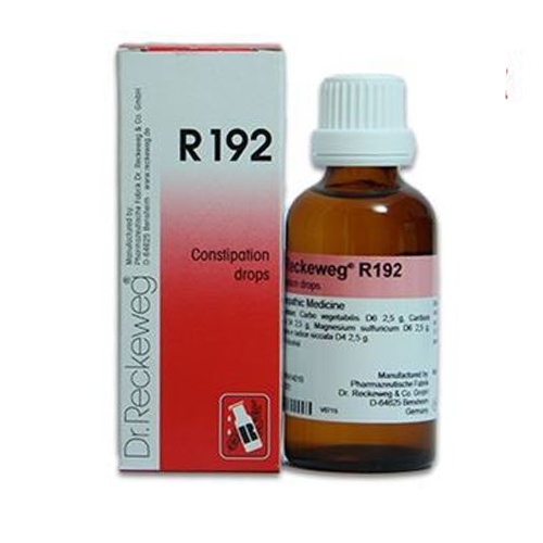 PACK OF 2- Reckeweg Constipation 192 drops 50ml ( irregular bowel problem, constipation)