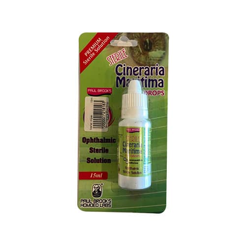 Paul Brooks Cineraria Eye Drops 15ml (eye Strain,cataract,swelling Of The Lens,loss Of Transparency)