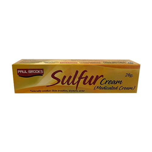 Paul Brooks Sulfur Cream 20 Gms (skin Ailments)