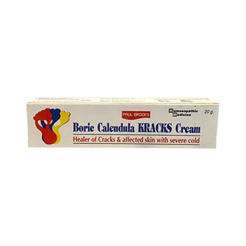 Paul Brooks Boric Calendula Cream 20gms (kracks And Skin Damage)