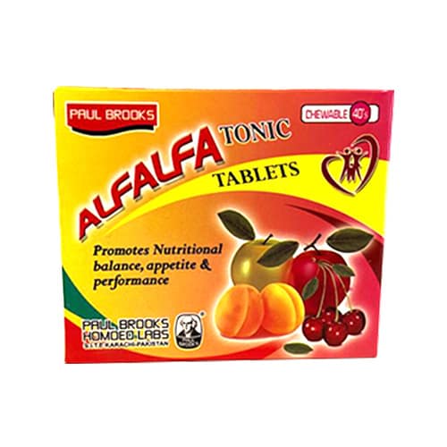 Paul Brooks Alfalfa Tab Blister Chewable 40 Tab (appetizer And General Weakness)