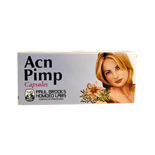 Paul Brooks Acne Pimple Caps 30 Capsule (acne Support,acne And Freckles)