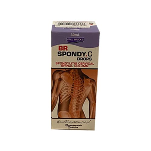 Paul Brooks Spondy C Drops 20ml (spondylitis In Cervical Spine)