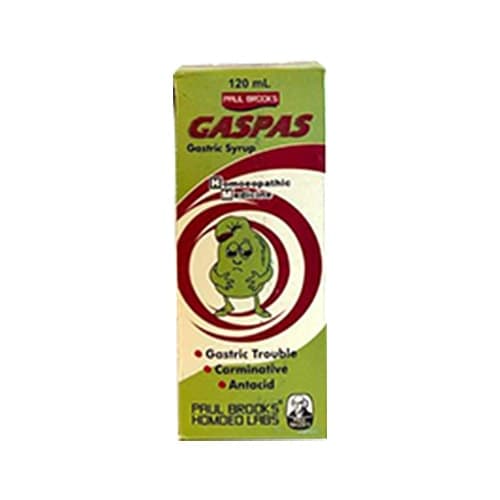Paul Brooks Gaspas Syrup 120ml (for Gastric Troubles)