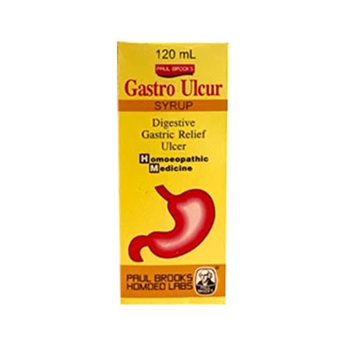 Paul Brooks Gastro Ulcer Syrup 120ml (for Gastric Ulcers)