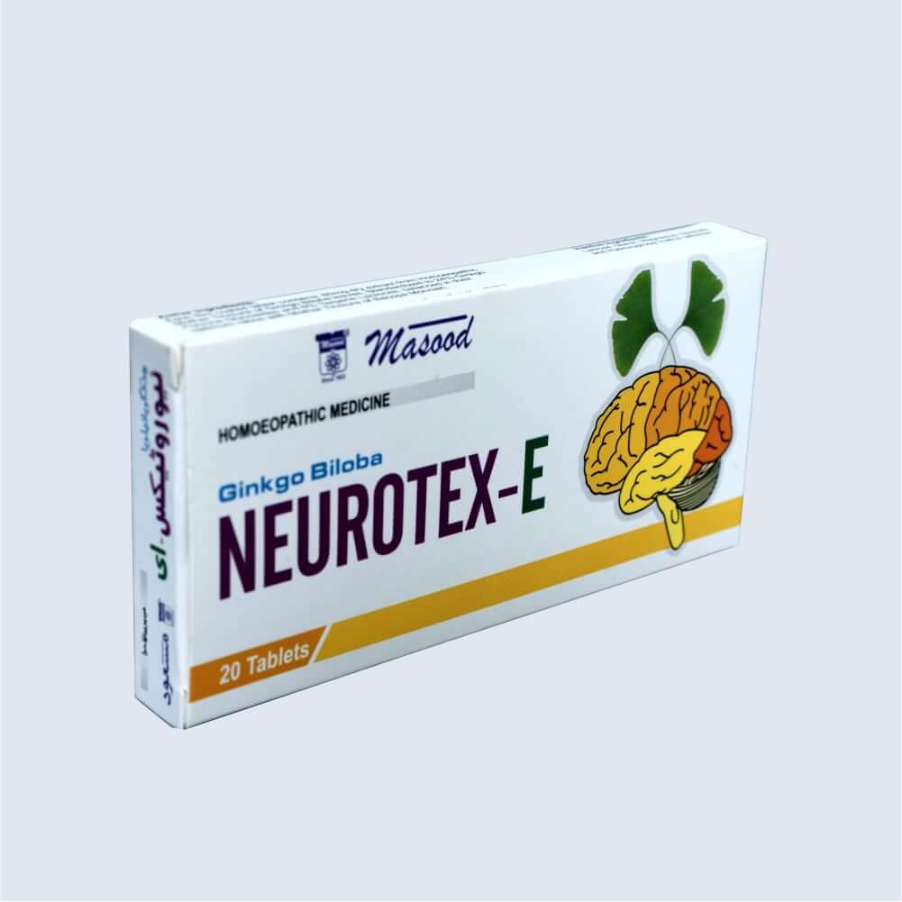 Dr Masood Neurotex-E Tablet 20s (for Improving Mental Functions.depression,headache, Vertigo, Nerve Tonic)