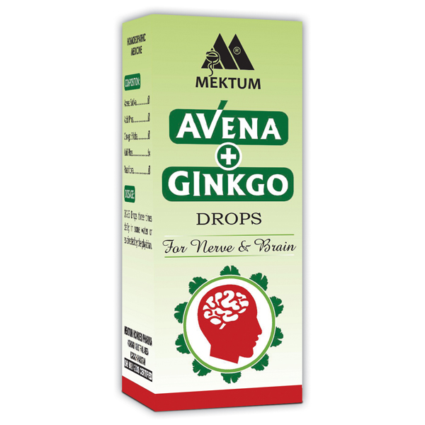 Mektum Avena Ginkgo Drops 120ml (nerve & Brain Tonic)