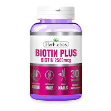 Herbiotics Biotin 2500 Mcg With Folic Acid (30s) (for Hair, Nail & Skin Health)