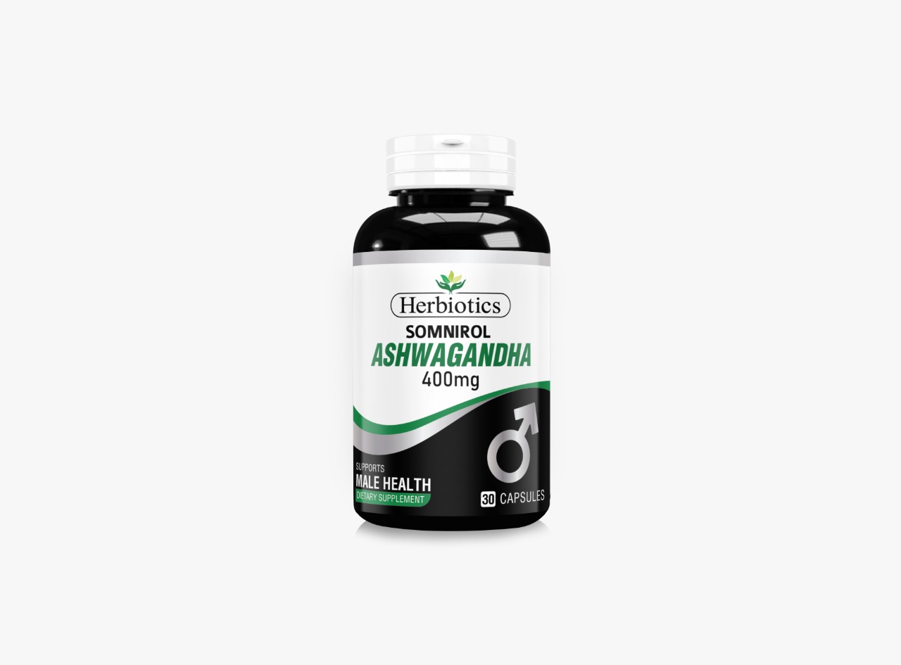 Herbiotics Somnirol Ashwagandha 400mg (30's) (MALE HEALTH)