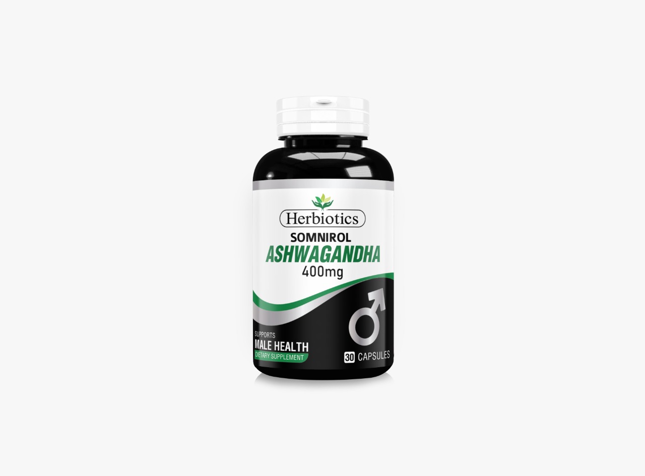 Herbiotics Somnirol Ashwagandha 400mg (30s) (male Health)