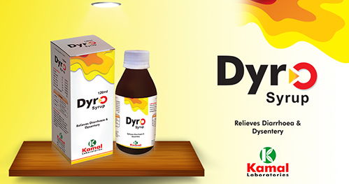 Kamal Dyro Syrup 120ml (for Effective Relief In Diarrhoea,dysentery(blood Diarrhoea),gastritis,food Poisoning And Viral/bacterial Diarrhoea)