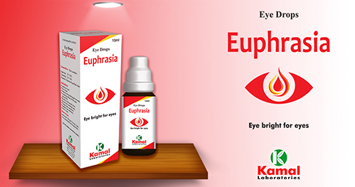 Kamal Euphrasia Drops 20ml (eye Drops, For Eye Swelling, Pain ,watery Discharge, Injured Or Blurred Vision, Inflammation In Eyes)