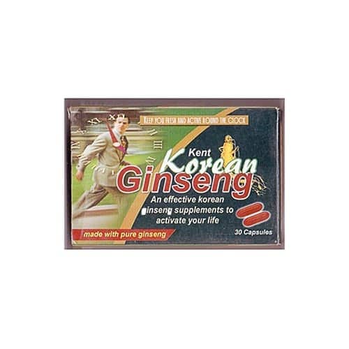 Kent Korean Ginseng Capsules 30s (energy And Vitality)